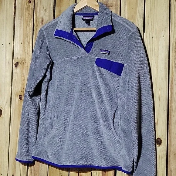 Patagonia Gray Snap Sweater - Picture 3 of 6